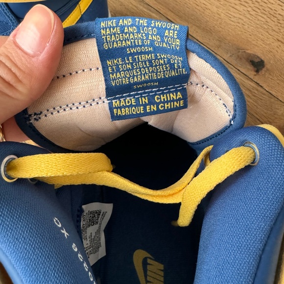 NIKE | Air Jordan 1 Retro AJKO Laney True Blue-Topaz Gold *NEW* (size 9.5) - Picture 5 of 11